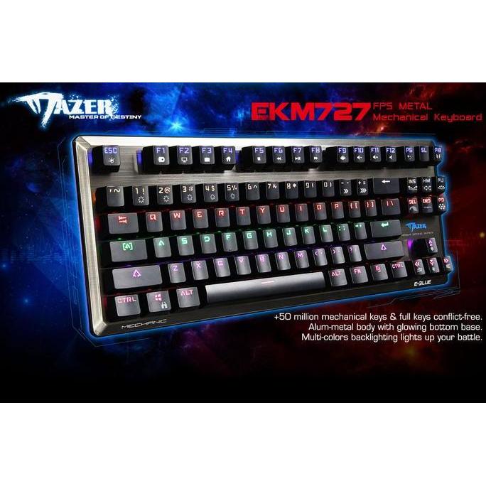 E-BLUE MAZER MECHANICAL BACKLIT GAMING KEYBOARD (EKM727)