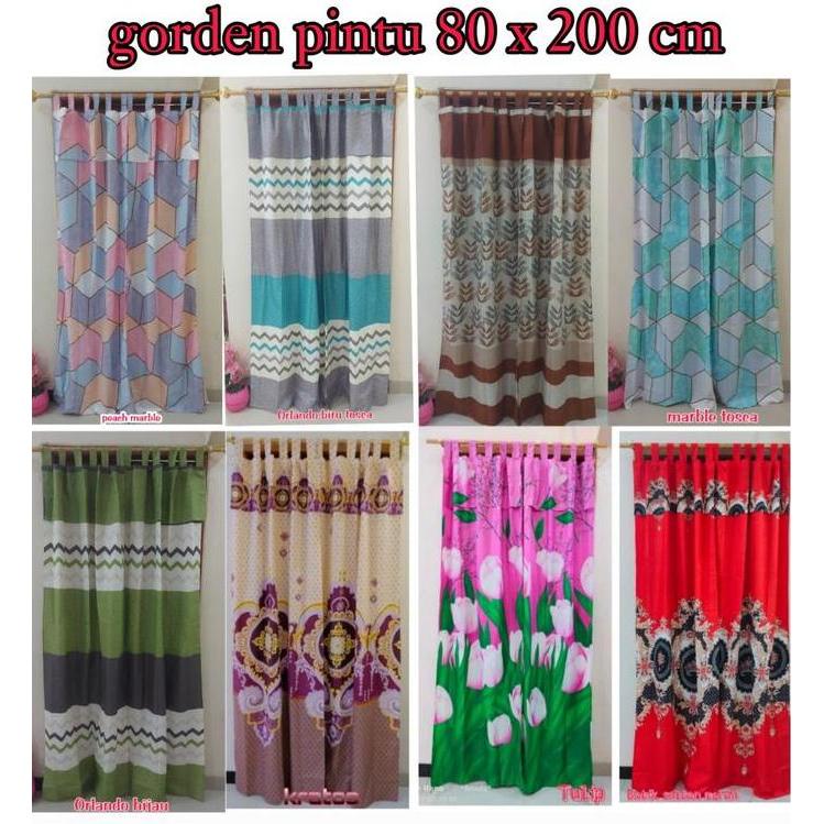 Room- Gorden Pintu Karakter Dan Gorden Pintu Bunga