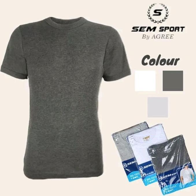 Koas pria sem sport by agree polos cotton premium/ oblong laki-laki dewasa sem sport Kaos pria