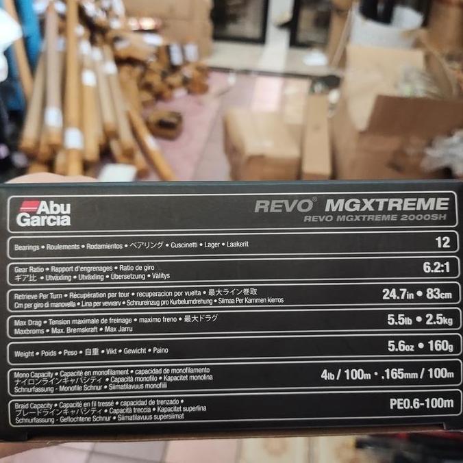 TERBARU - reel abu garcia revo mg xtreme 2000 sh spinning