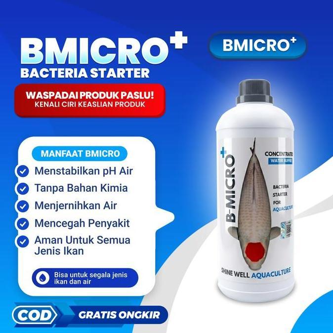 BMO+ Bakteri Starter Untuk Koi, Penjernih Air dan Pengurai Amonia