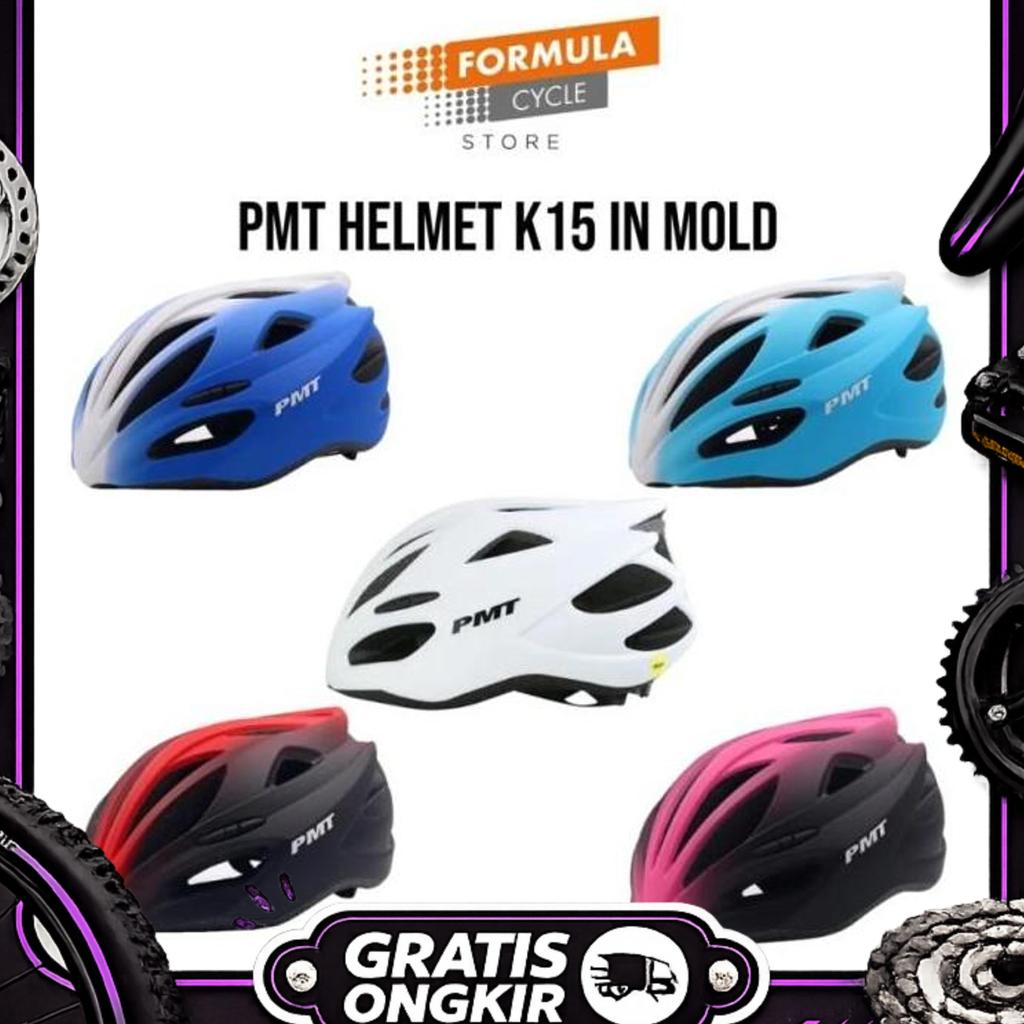 Helm Sepeda Pmt K15 In Mold Ukuran M