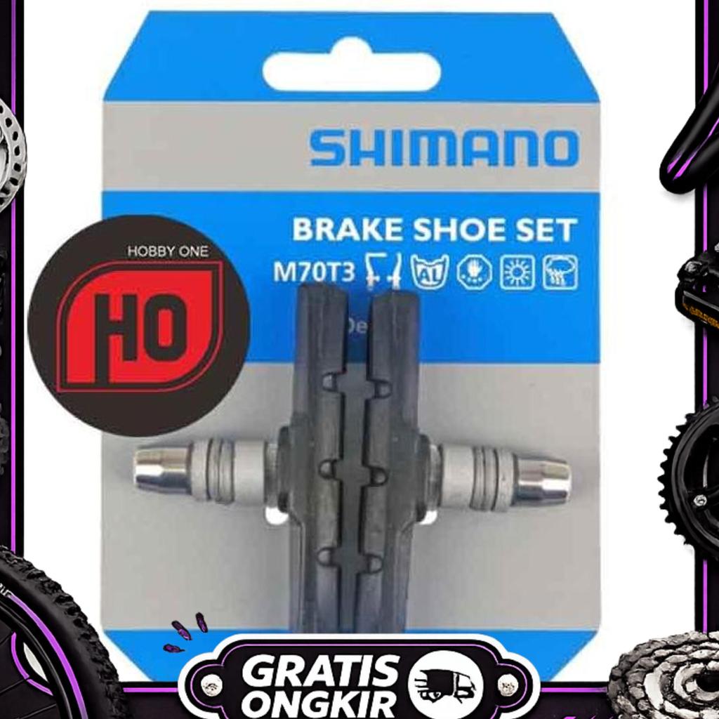 Shimano Deore Lx Brake Shoe Set M70T3 V-Brake Y8Bm9810A