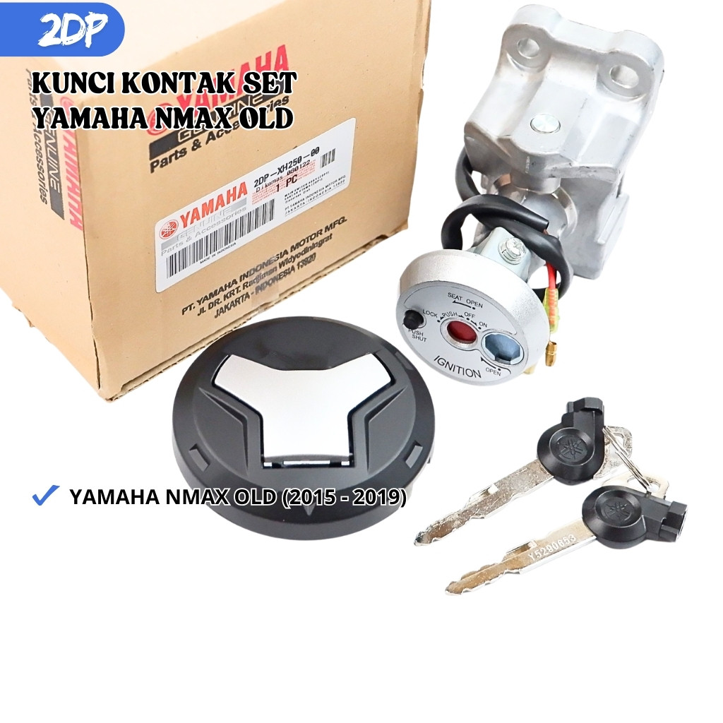 Kunci Kontak Set Yamaha Nmax Old Konci Kontak Keyset Nmax Lama + Tutup Tangki 2DP Original