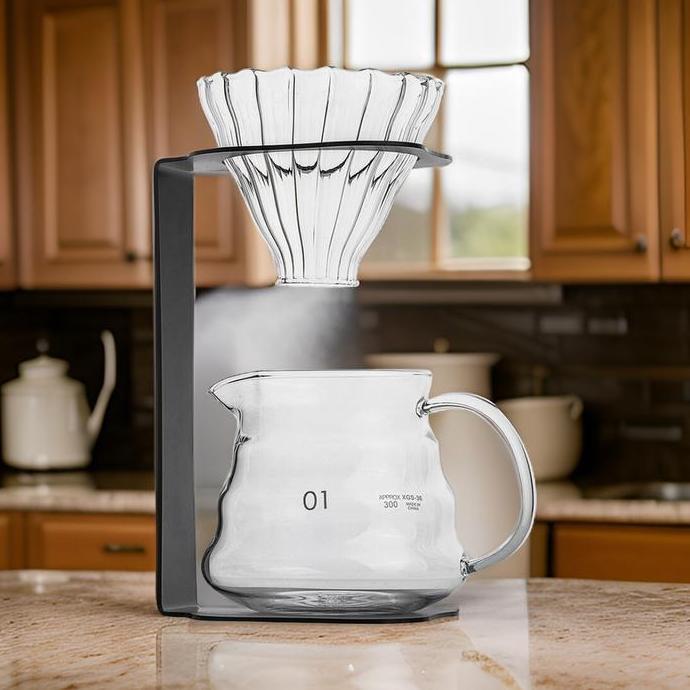 Gathe- Stand Dripper Kopi V60 | Metal Coffee Dripper Stand Bracket V60