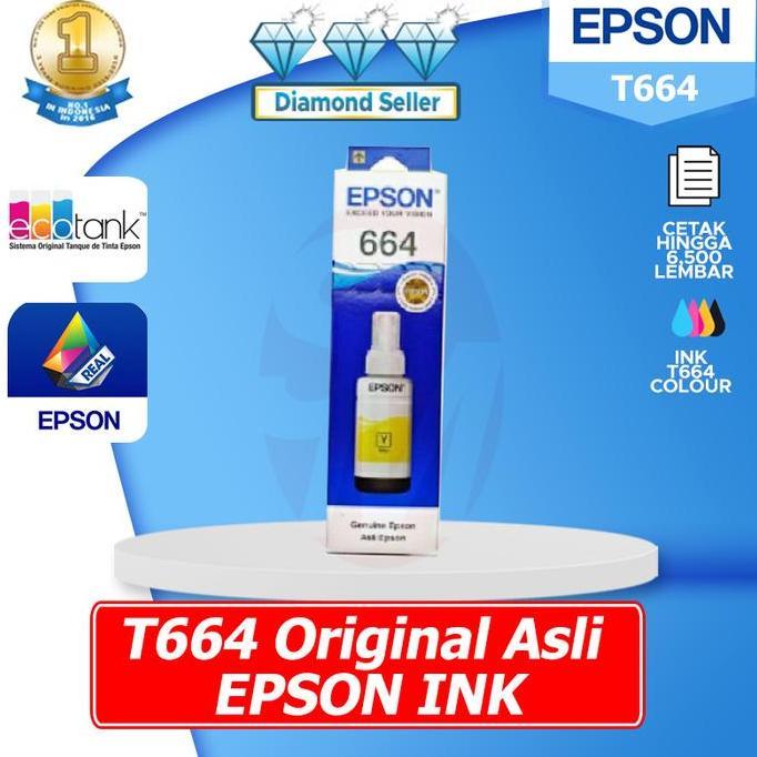 Censy- Epson Cartridge T6644 Yellow Untuk L360, L450