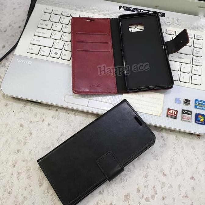 Flip Cover Samsung Note 7 atau FE Fs Bluemoon Flip Cover Slot Kartu