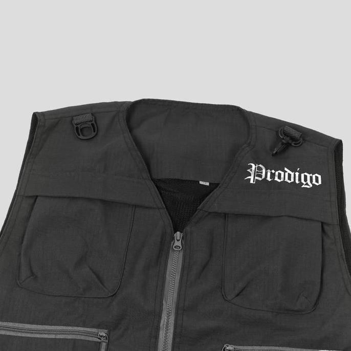 Prodo * Rompi Tactical Nambo Black I Vest Ripstop Pria Wanita I Rompi Lapangan I Vest Ripstop Unisex