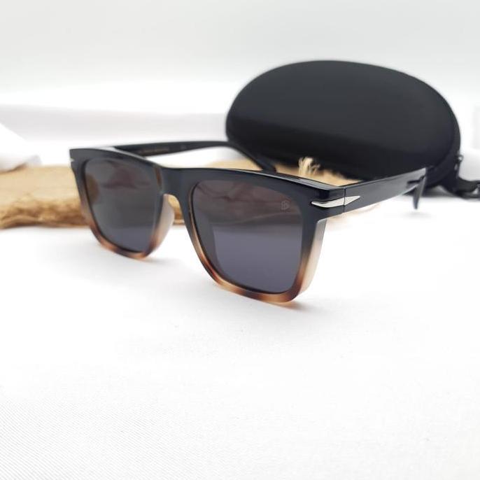 Kacamata Sunglasses Pria Sporty David Beckham Square Anti Uv 400