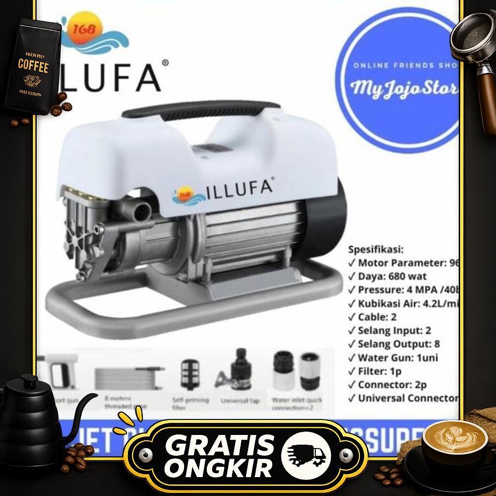 Jet Cleaner Washer Pompa Steam Cuci Ac Mobil Illufa Lo-1680