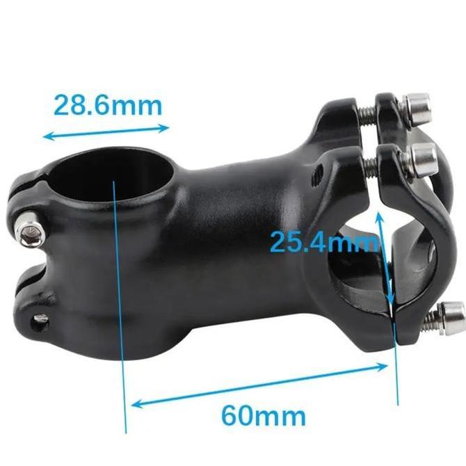 Stem Sepeda  Meroca 25.4Mm Panjang 60Mm Handlebar Stem Sepeda Pushbike