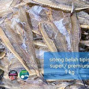 Ikan Asin Siteng Belah Tawar Jambrong Tipis 1Gram 1 Kg