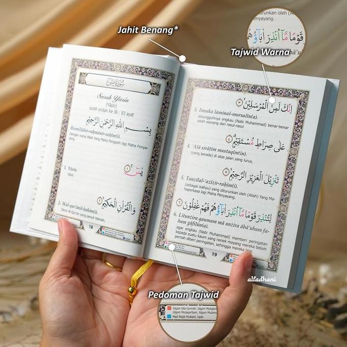 Promo Buku Yasin Tahlil Hardcover Custom Foto Dan Kata Pengantar Lengkap  - Hardcover Bunga Cod