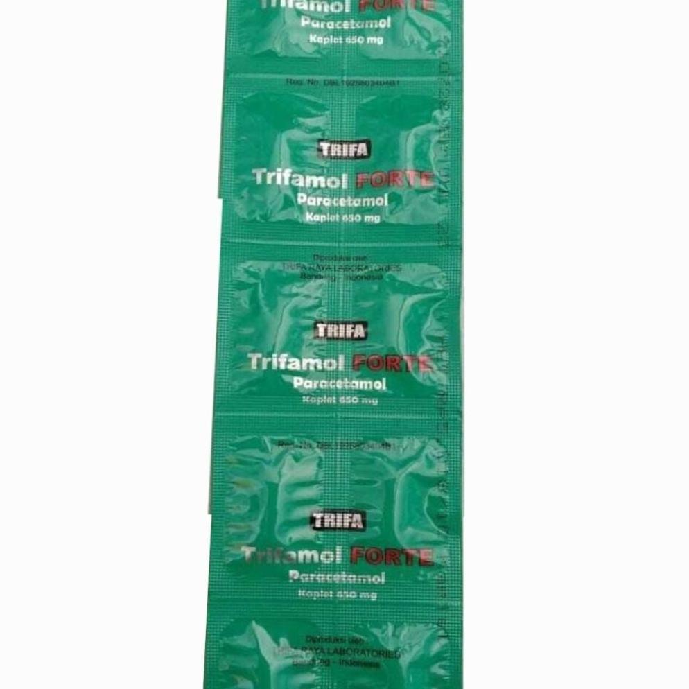 Trifamol 650mg paracetamol perstrip
