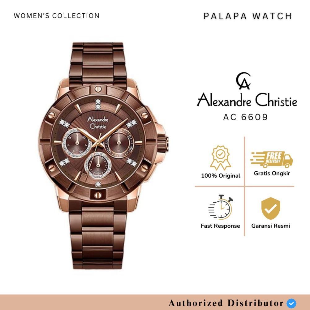 Jam Tangan Wanita Alexandre Christie AC 6609 / AC6609 / 6609 Original Garansi 1 Tahun