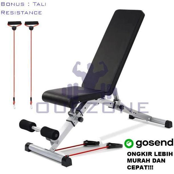 TERMURAH - Adjustable Kursi bench press sit up bench