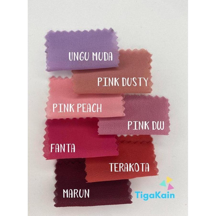 Sora- 1 Meter Kain Ceruti / Ceruty Premium