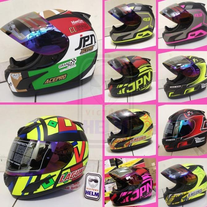 helm JPN fullface hitam dop