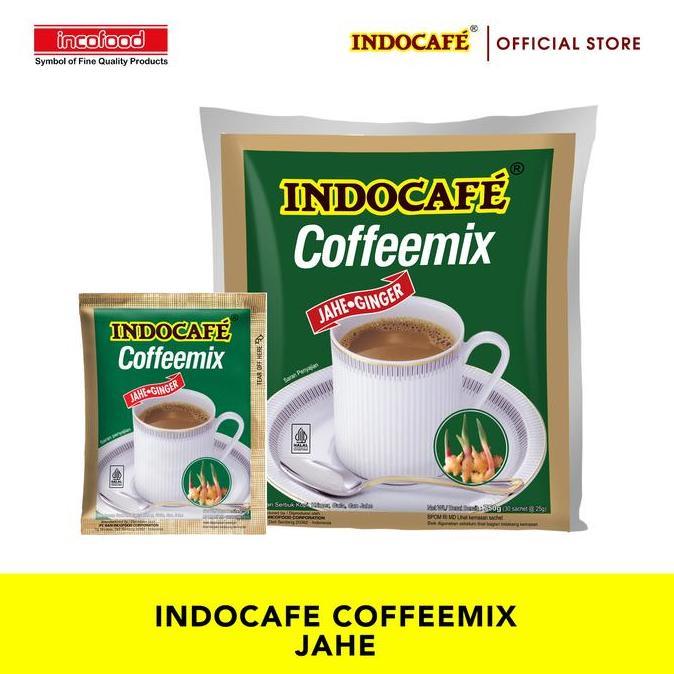 Inikok- Indocafe Coffeemix Jahe (30 Sachet)