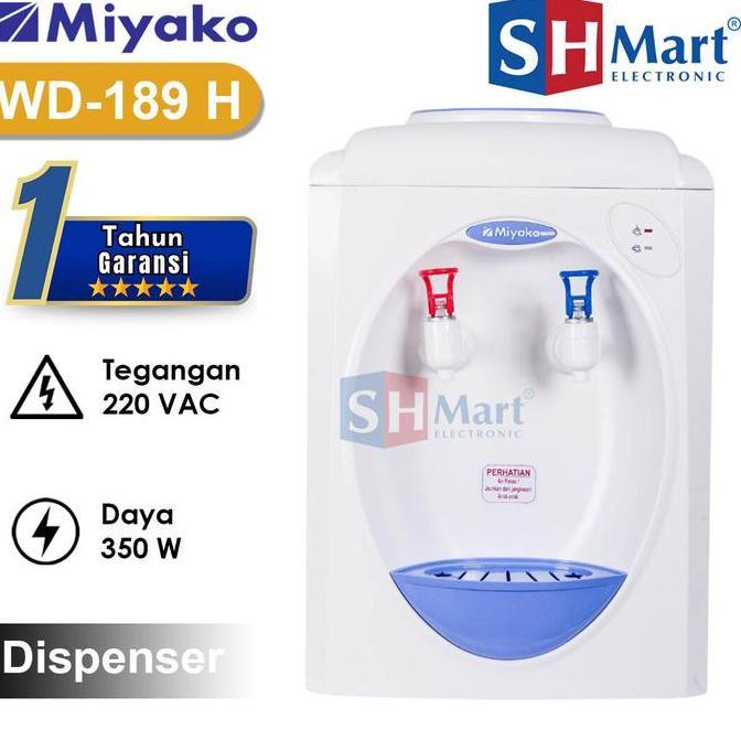 TERMURAH - Dispenser Meja Hot & Normal Miyako WD-189H / Dispenser Meja WD189H Garansi Service