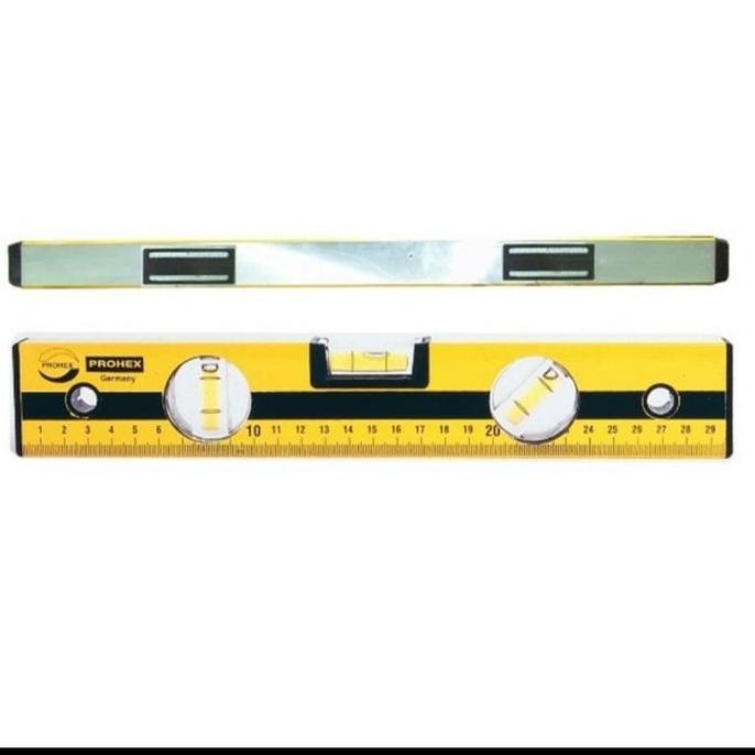 PROMO DISKON - 1 pcs Waterpass aluminium magnet Ukuran 36" / 90cm Merk Hasston Proh