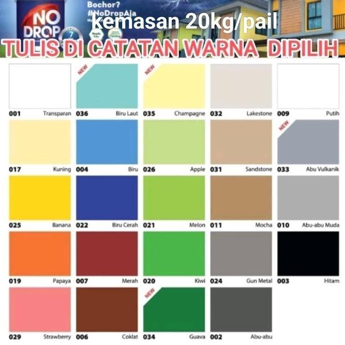 TERMURAH - No drop pelapis anti bocor 20kg,No drop pail 20 kg