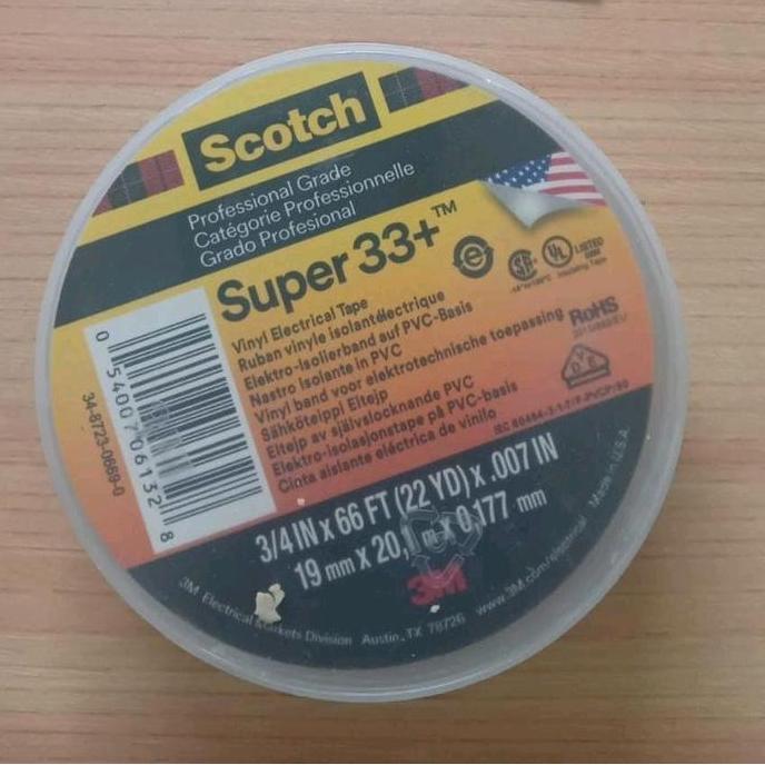 Isolasi Scotch 3M Super 33+ Asli // 3M 33+ // isolasi 3m 33+ // Isolasi listrik 3M 33+ // 3m scotch 
