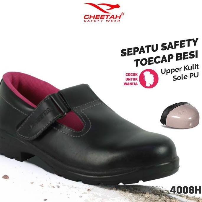 Cheetah 4008H 4008 H Sepatu Safety Cewek Wanita Kerja Shoes