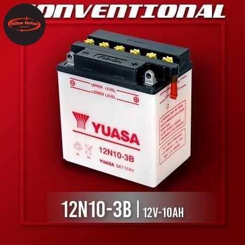Aki Basah Yuasa Conventional 12N10-3B Thunder 250CC