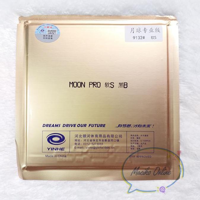 HARGA DISC - Yinhe Moon Pro ~ Karet Bet Pingpong Tenis Meja Yinhe Moon Pro