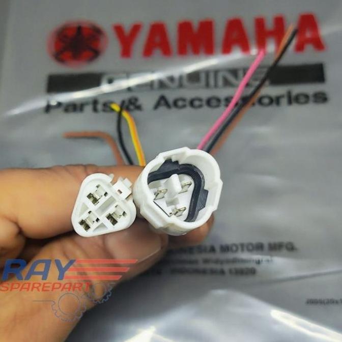 Soket Socket Kabel Lampu Senja Kota Depan Yamaha Mxking Mx King 150 Original
