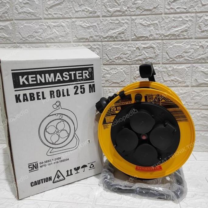MABUROO KABEL ROLL KENMASTER 25 METER SNI / KABEL ROLL KENMASTER SNI