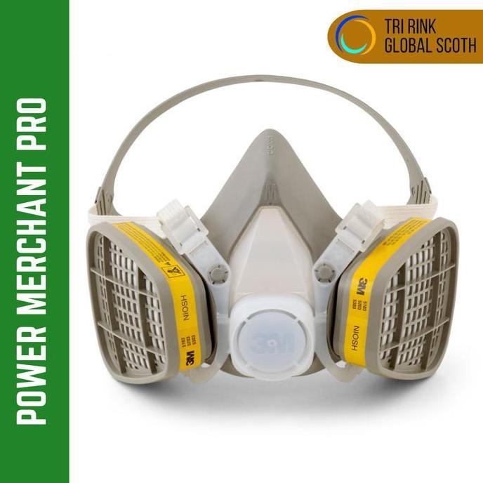 3M Respirator 6200 & Cartridge Filter 6003 Full set