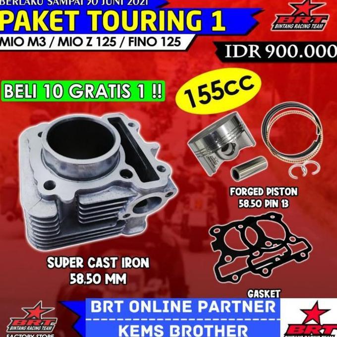 MARTEKNO BLOK BRT MIO M3 BRT FINO 125 BRT ORIGINAL BRT