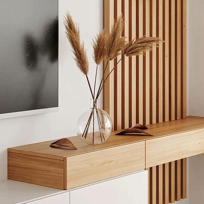 RELMARAMA Wood Panel WPC Motif Kayu Wallpanel Wall Panel PVC Dinding Motif Kayu
