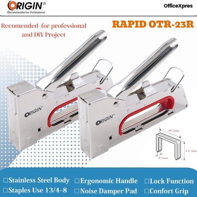 JAVXIACI Stapler Tembak Jok Kulit Motor / Guntacker / Stapler Kayu Origin