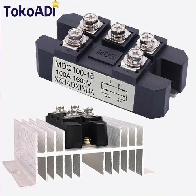 TOQMIJIN Dioda MDS - 100A 1600V Diode 3phase Bridge Dioda 3 Phase / Dioda Bridge Rectifier