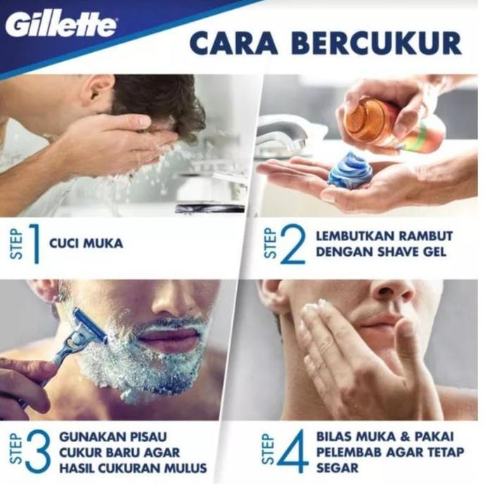 Pisau Cukur Gillette Blue 2 Plus Grosir Gillette Blue II Plus 24 Pcs
