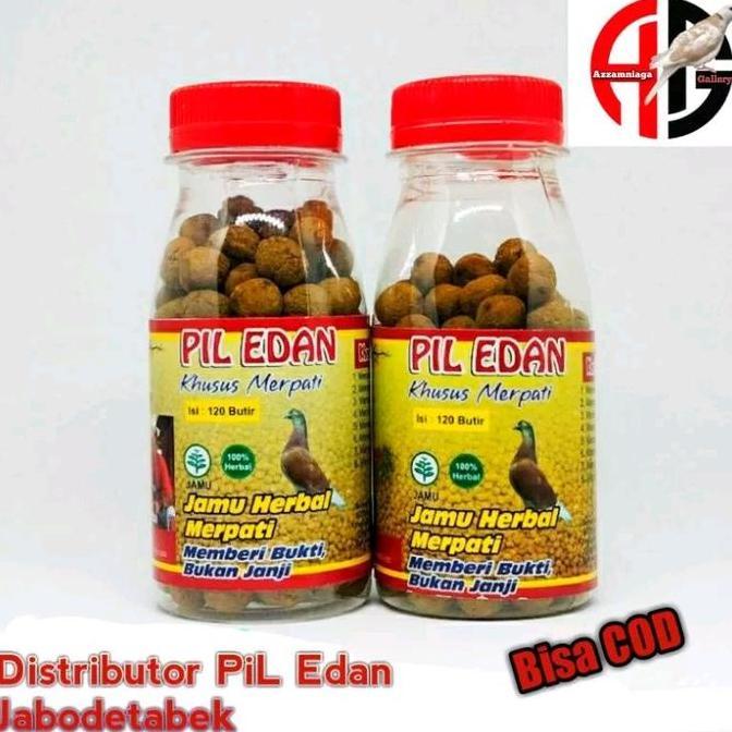 JAMU MERPATI PIL EDAN  TUTUP MERAH MERPATI TINGGI/KOLONG 120Btr murah
