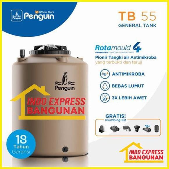 TANGKI/TOREN AIR PENGUIN TB 55 ANTI LUMUT GARANSI RESMI PENGUIN 18 THN
