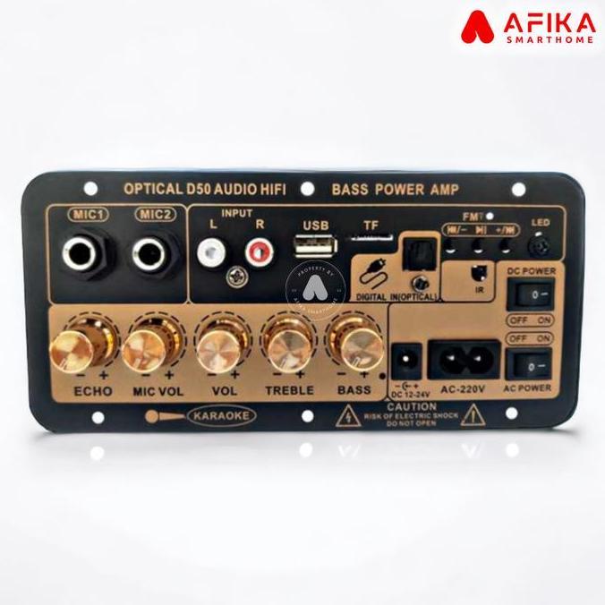 MAXTRECK Papan Audio Amplifier Karaoke Bluetooth with Optical Fiber