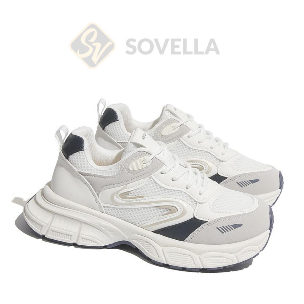 Murah Sovella Greyson Sepatu Sneakers Olahraga Wanita Putih