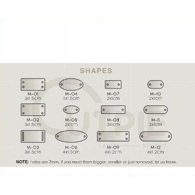 Ready label akrilik/ label hijab/label hijab akrilik/label tas/merk