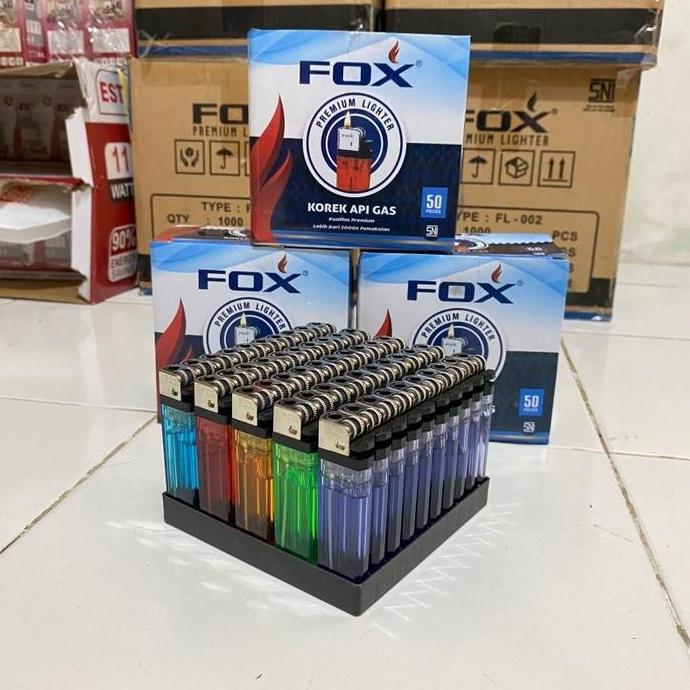 (Isi 50Pcs) Korek Fox /Korek Api Las Vegas/Korek Api/Korek/Korek Api Sni