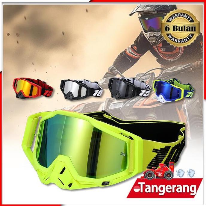 RAFENU Kacamata Goggle Helm Trail JPX KLX CRF Motocross Supermoto Trabas Keren