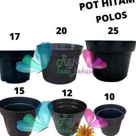 Pot Hitam Ukuran 35 30 25 20 17 15 12 10 Pot Platik Pot Bunga Tanaman