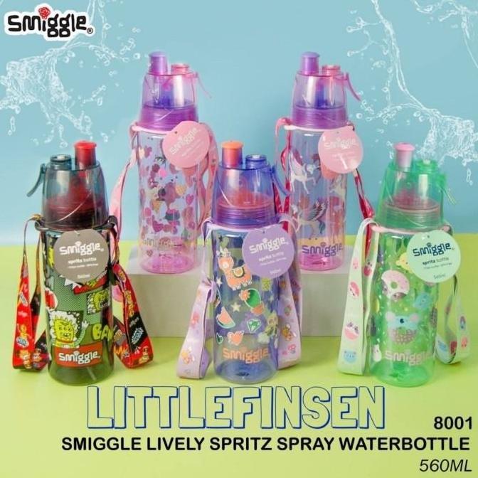 Botol smiggle lively spritz spray/botol smiggle dino/botol smiggle