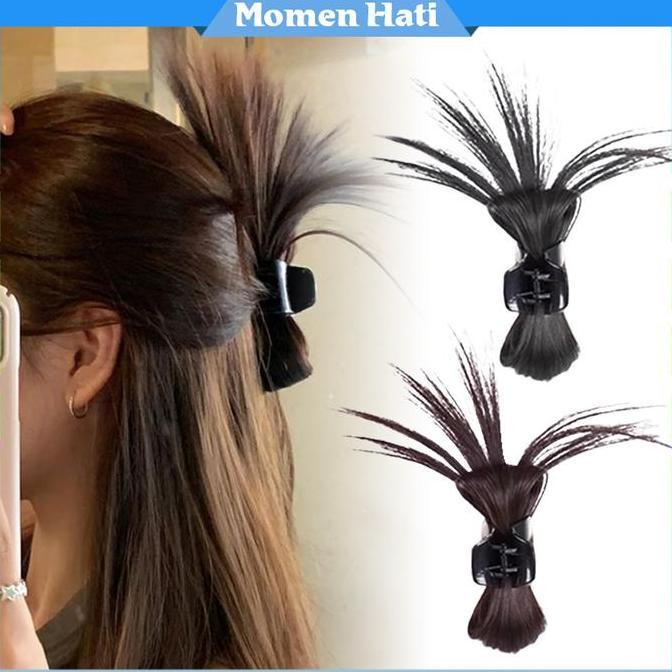 TOPFUF Sanggul Cepol Rambut Jepit Rambut Palsu Wanita Sanggul Cepol Rambut Palsu