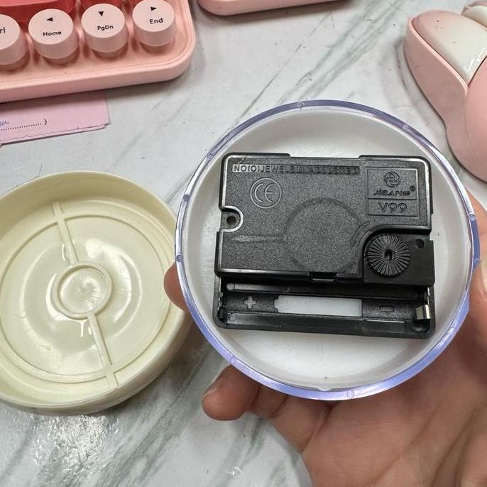 Jam Dinding Kamar Mandi Jam Tempel Waterproof Suction Cup