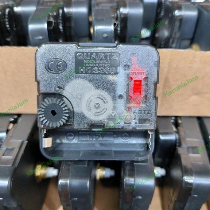 Mesin jam dinding onoff merah mesin jam dinding sweep kualitas bagus